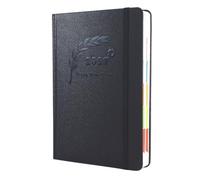 2027 Diary, Diary 2027 A5 Page A Day,Hardcover Agenda Productivity Daily Planner From Jan 2027 to Dec 2027 With Monthly Tabs and Colorful Side Panels (Black)