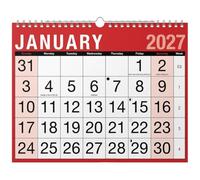 2027 Easy View Monthly Planner - Month to View Wall Calendar