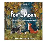 2027 Fox Under The Moon Wall Calendar