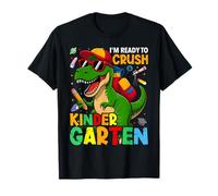 2027 I'm Ready to Crush Kindergarten Dinosaur Boys Kinder T-Shirt