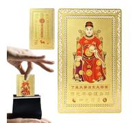 2027 Lunar New Year Blessing Card Year Of The Goat Metal Peace Keepsake