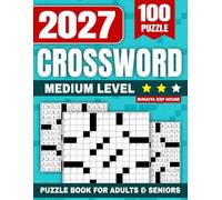 2027 Medium Crossword Puzzle Book for Adults and Seniors: 100 Medium Level Puzzles Large Print: New 2027 Edition | Sharpen Your Mind with Balanced ... Memory Improvement | Large Format 8.5 x 11