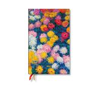 2027 Monet’s Chrysanthemums Maxi 12-Month Hardcover Dayplanner (Elastic Band Closure) Horizontal