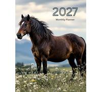 2027 Monthly Planner: Each Month on One Page, 8.5 x 11 inches, January through December