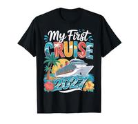 2027 My First Cruise Matching Family Couples Girls Trip Ship Value Graphic T-Shirt