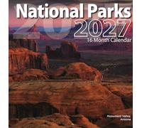 2027 National Parks 12"x12" Wall Calendar for Planning and Scheduling