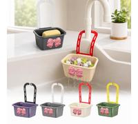 2027 New Hanging Sink Drain Basket for Kitchen,Food Fruit Vegetable Drain Shelf Sink Storage Holder,Kitchen Food Waste Collector,Multi-Functional Faucet Storage Rack Draining,for Leftovers,FoodScraps
