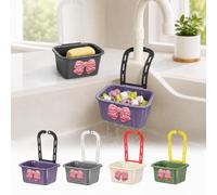 2027 New Hanging Sink Drain Basket for Kitchen,Food Fruit Vegetable Drain Shelf Sink Storage Holder,Kitchen Food Waste Collector,Multi-Functional Faucet Storage Rack Draining,for Leftovers,FoodScraps