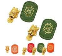2027 New Lucky Turtle Wallet Charm Money-Biting Turtle Ornaments Decor with Daily Wealth, Fortune Tortoise Statue Coin Purse Bag Compact Wallet Fit Detailed Shell Texture (2Pcs-#a)