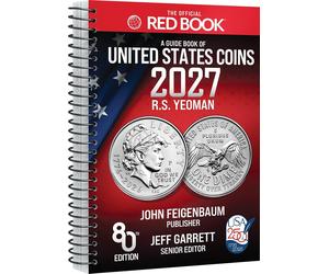 2027 NEW Official Red Book Guide United States Coins 80th SPIRAL Bound Edition