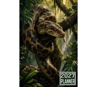 2027 Planner: Python Snake themed Cover Daily Weekly Dairy Vision Board & Mission Pages Contacts Password Log Planning Pages Note To Do