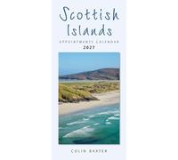 2027 Scotland Calendar: Scottish Islands Appointments - Slim Wall Calendar - Month to View - 12 Months - Hanging Wall Calendar - Wiro Bound