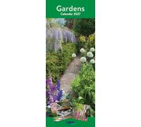 2027 Slim Month To View Spiral Bound Photo Scenic Wall Calendar - Gardens