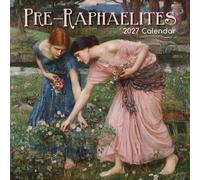 2027 Square Wall Calendar - Pre-Raphaelites 12 x 12 Inch Monthly View, 16-Month, Art Theme, Includes 180 Reminder Stickers