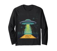 2027 The Year Everything Changes First Contact Alien design Long Sleeve T-Shirt