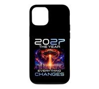 2027 The Year Everything Changes First Contact Alien UFO Case for iPhone 12/12 Pro