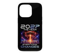 2027 The Year Everything Changes First Contact Alien UFO Case for iPhone 13 Pro