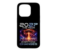 2027 The Year Everything Changes First Contact Alien UFO Case for iPhone 15 Pro