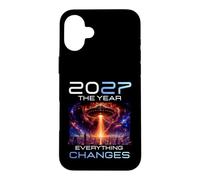 2027 The Year Everything Changes First Contact Alien UFO Case for iPhone 16 Plus