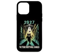 2027 The Year Everything Changes First Open Contact Racoon Case for iPhone 12 mini