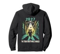 2027 The Year Everything Changes First Open Contact Racoon Pullover Hoodie