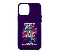 2027 The Year Everything Changes Galaxy Alien Colorful Case for iPhone 12 Pro Max