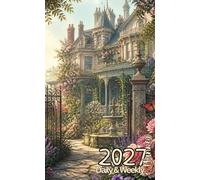 2027 Undated Daily and Weekly planner with beautiful victorian butterfly and floral themes colorful interior pages: pocket or purse sized 4 x 6.5 with 253 christian themed