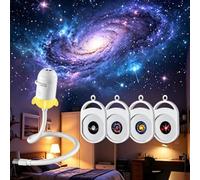 2027 Upgrade HD Night Light Projector, Plug and Play Star Projector White A