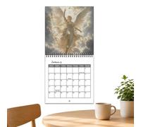 2027 Wall Calendar 12 Month Angel Jan 2027 To Dec Schedule Planner | Wall Monthly Calendar 2027 for Classroom Living Room Bedroom Dining Room Study Mom Grandma