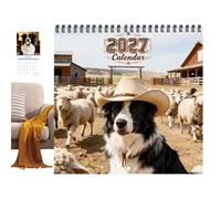 2027 Wall Calendar 12 Month Funny Monthly Paper Dog Planner