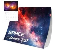 2027 Wall Calendar A4 Space Astronomy Planner Month to View A3 When Open