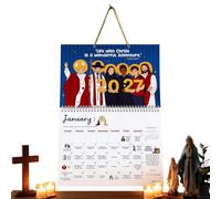 2027 Wall Calendars 11x8.5 Inch 12 Months Christian Decoration