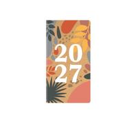 2027 Week to View Diary Pocket - Fully Recyclable Tropical Floral Planner