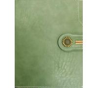 2027 Weekly Diary A5 Week to View - Olive Green Minimal Planner with Strap Closure, Hardcover Diary, 100gsm Paper, Pocket & Pen Holder