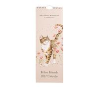 Feline Friends' Cat Slim Calendar 2027