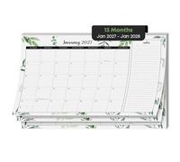 2027 Year Desk Calendar 17" x 11" Desktop or Wall Planner, Tear-Off Pad for Easy Planning, Includes a Notes Section To Do's Monthly Tasks for the Year of 2027 | Runs from January 2027 - January 2028