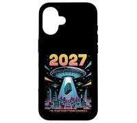 2027 Year Everything Changes First Contact Alien Case for iPhone 16