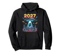 2027 Year Everything Changes First Contact Alien Pullover Hoodie