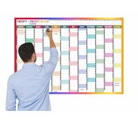 2027 Year Wall Planner A1 Uk Wall Calendar Yearly Planner Large Jan To Dec Full Year Planning Chart Student Family Home School Office Work Study Annual Poster Multi 59.5 x 84.1Cm (1Pc)(Folded)