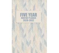 2028-2032 Five Year Monthly Planner: Pocket 5 Year Calendar Organizer | January 2028 to December 2032 | Monthly Planning, Password Tracker, Contact List small size 4 x 6