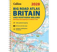 2028 Collins Big Road Atlas Britain and Northern Ireland : A3 Spiral