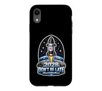 2028 Don't Be Late #BackToTheMoon Case for iPhone XR