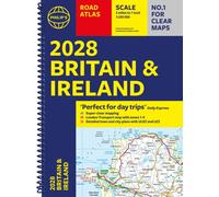 2028 Philip’s Road Atlas Britain & Ireland : (A4 Spiral)