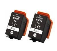 202XL Ink Cartridge Compatible For Epson XP-6000 Printer | Photo Printing, Clear Images, Stable Ink Flow, Easy Installation, Color Supply(2pcs Black)