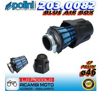 203.0082 Air Filter Mushroom Blue Air Box Polini ø46 Minarelli Horizontal