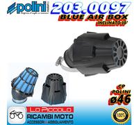 203.0097 Air Filter Mushroom Blue Box POLINI Incl. 30° Carburetors CP 26 28 30