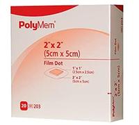 203 Dressing PolyMem Film Dot Wound LF Foam 2x2 Sq 20 Per Box Part No. 203 by- Ferris Mfg Corp by Beststores