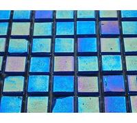 203 Sheet 10mm Iridescent Micro Tile, Dark Blue