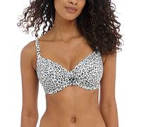 203102 Freya Cala Selva Underwired Plunge Bikini Top - 203102 Leopard