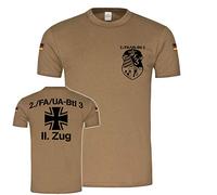 #20390 BW Tropen 2 FA-UA Btl 3 II Train Field Sergeant Battalion Company Train Tropical Shirt Training T-Shirt, khaki, M